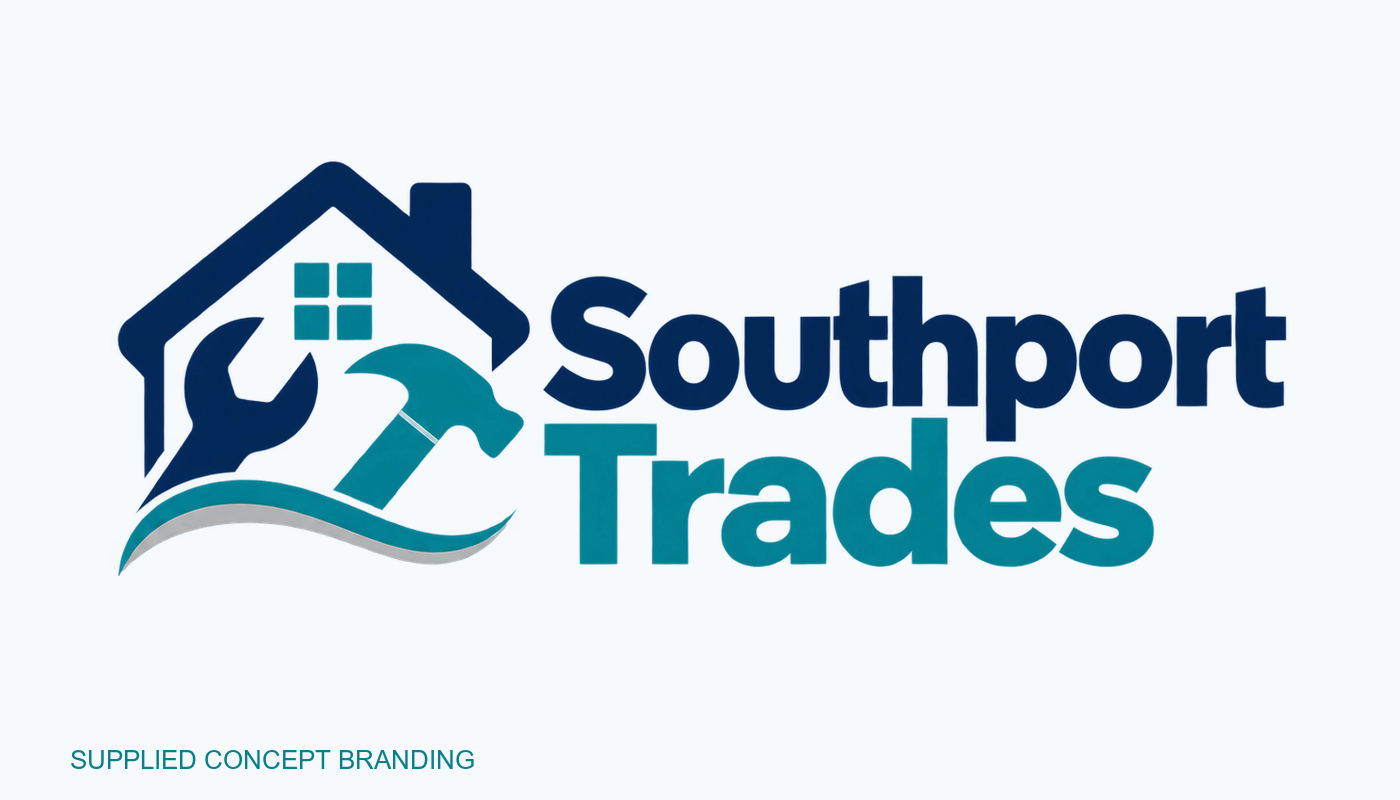 Southport Trades — supplied concept branding.